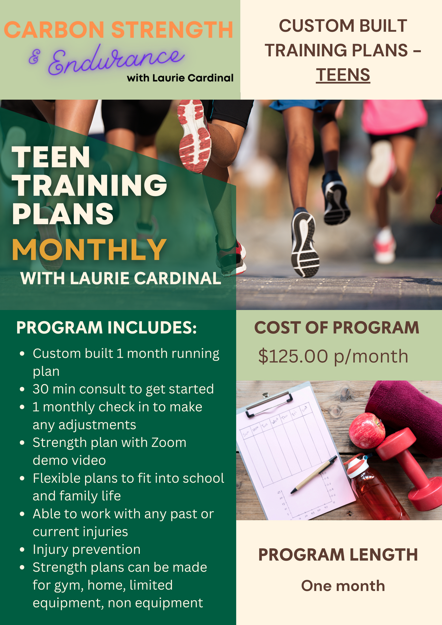 Custom Training Programs with Laurie Cardinal - Teens