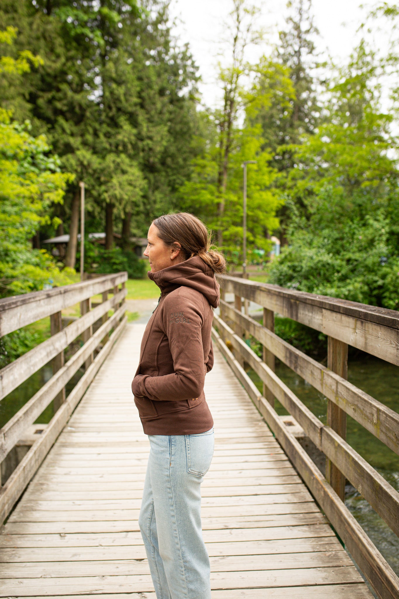 Let It Flow Sweater 3.0 - Full Zip Hoody Logo Arm