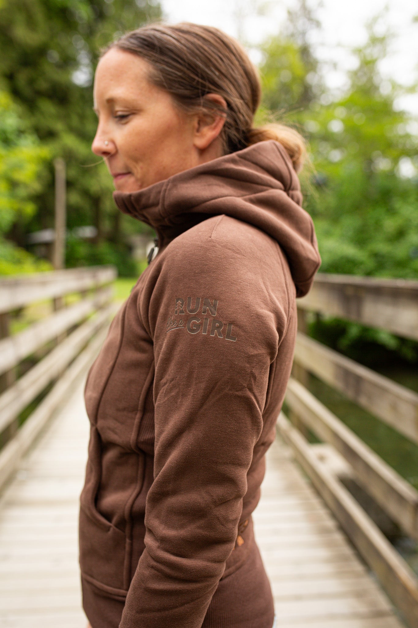 Let It Flow Sweater 3.0 - Full Zip Hoody Logo Arm