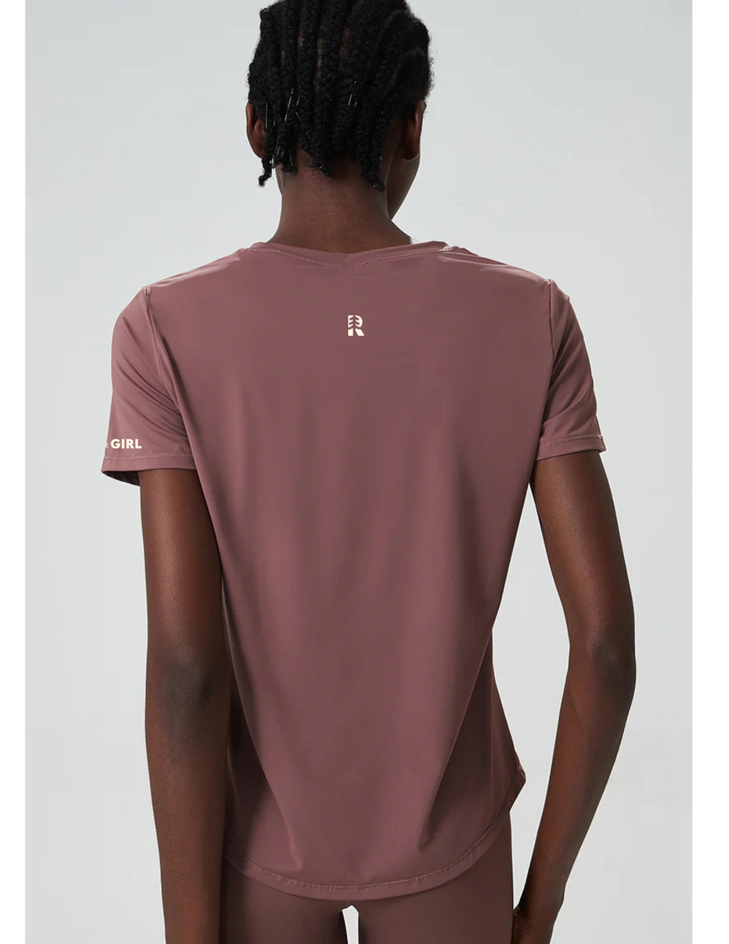 Run With Her T-Shirt - Logo Arm