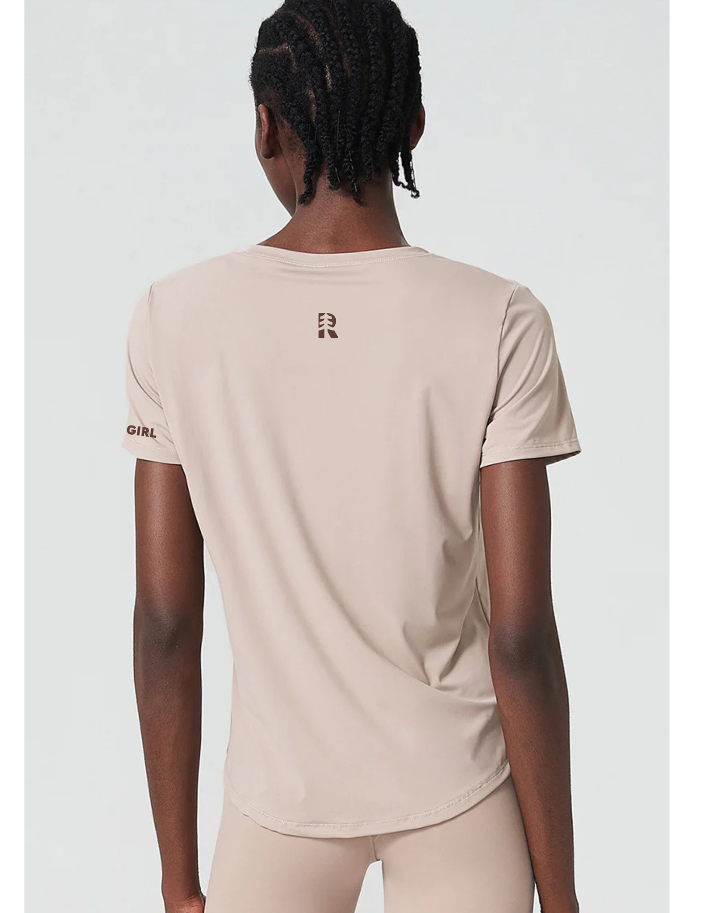 Run With Her T-Shirt - Logo Arm