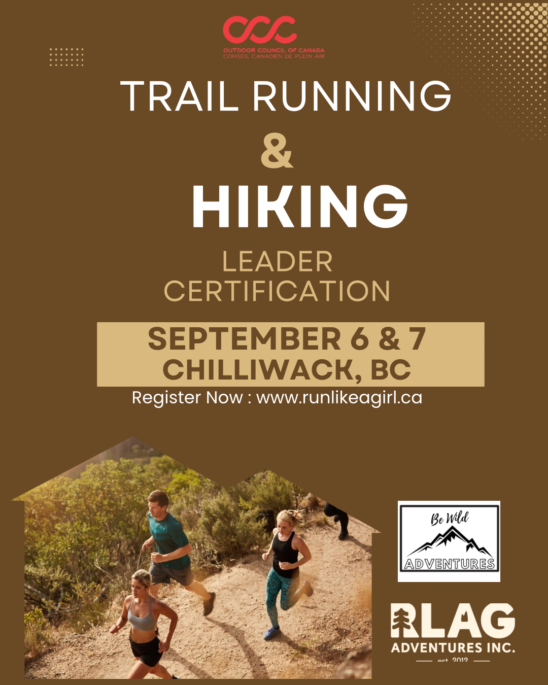Outdoor Council of Canada Field Leader Hiking for Trail Running Certification