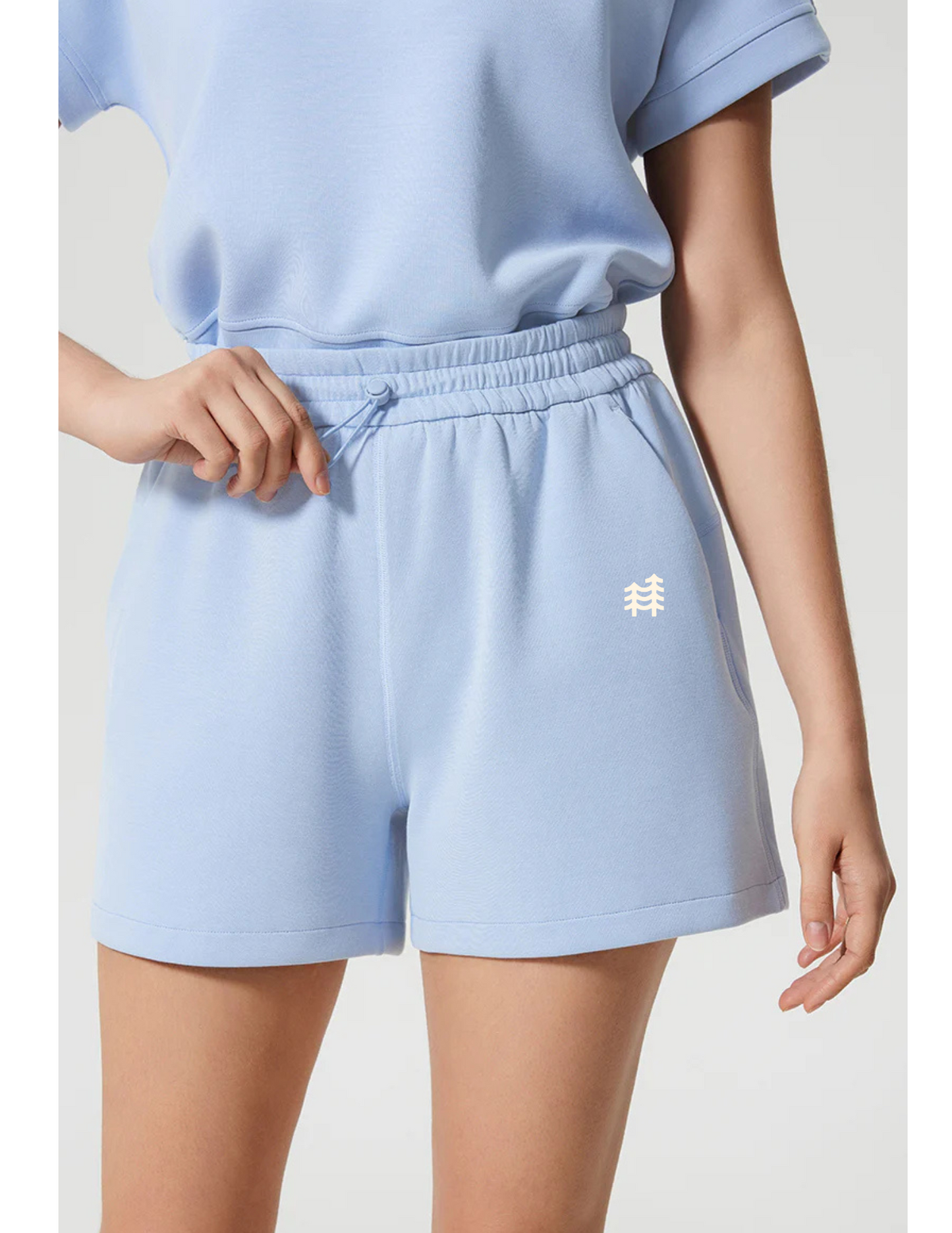 On The Move Casual Short - Trees Logo