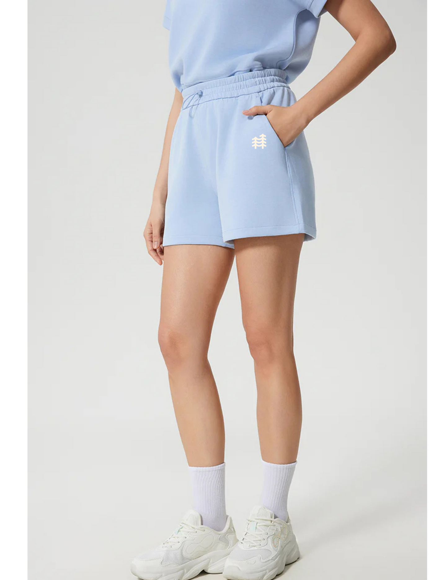On The Move Casual Short - Trees Logo
