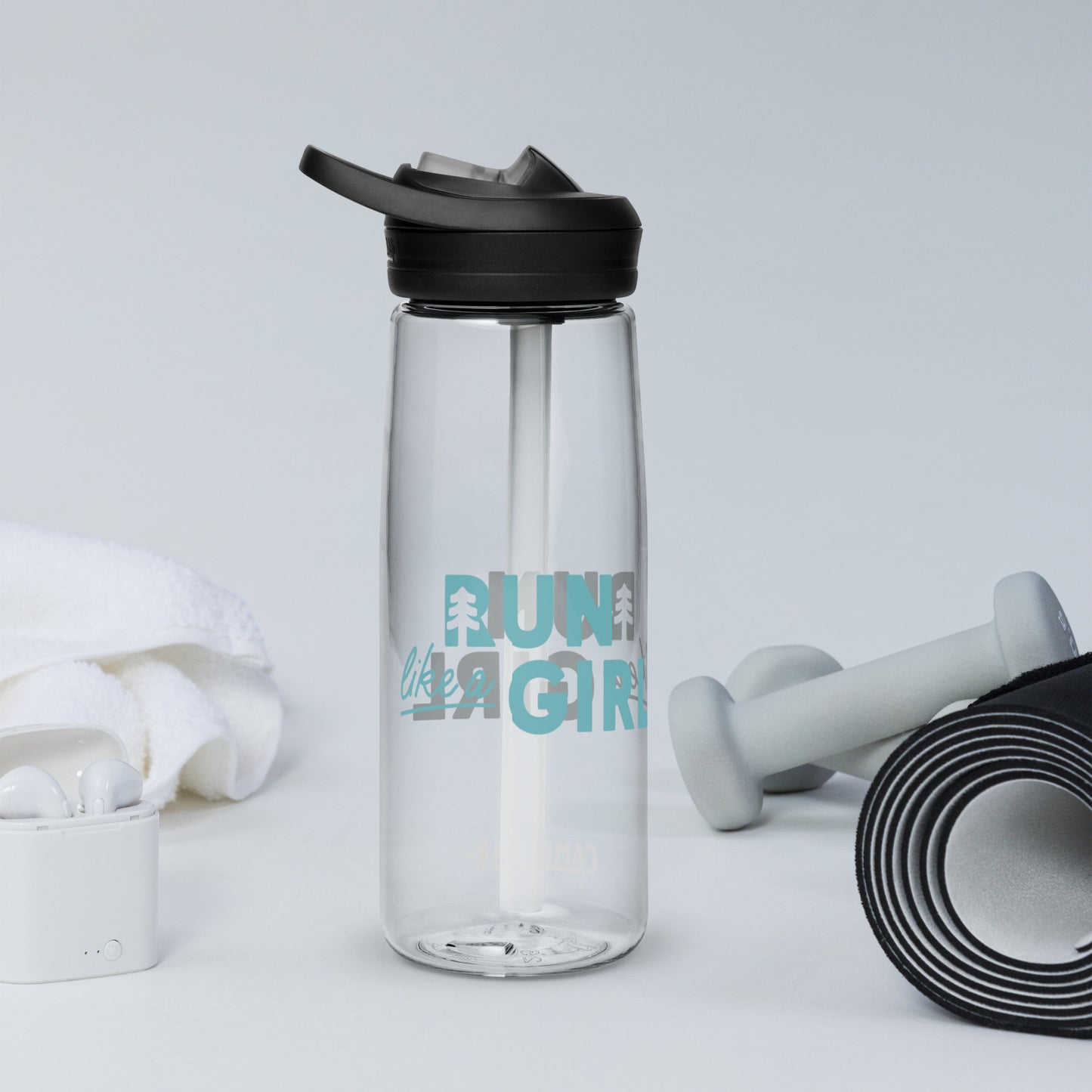 Run Like A Girl Water Bottle