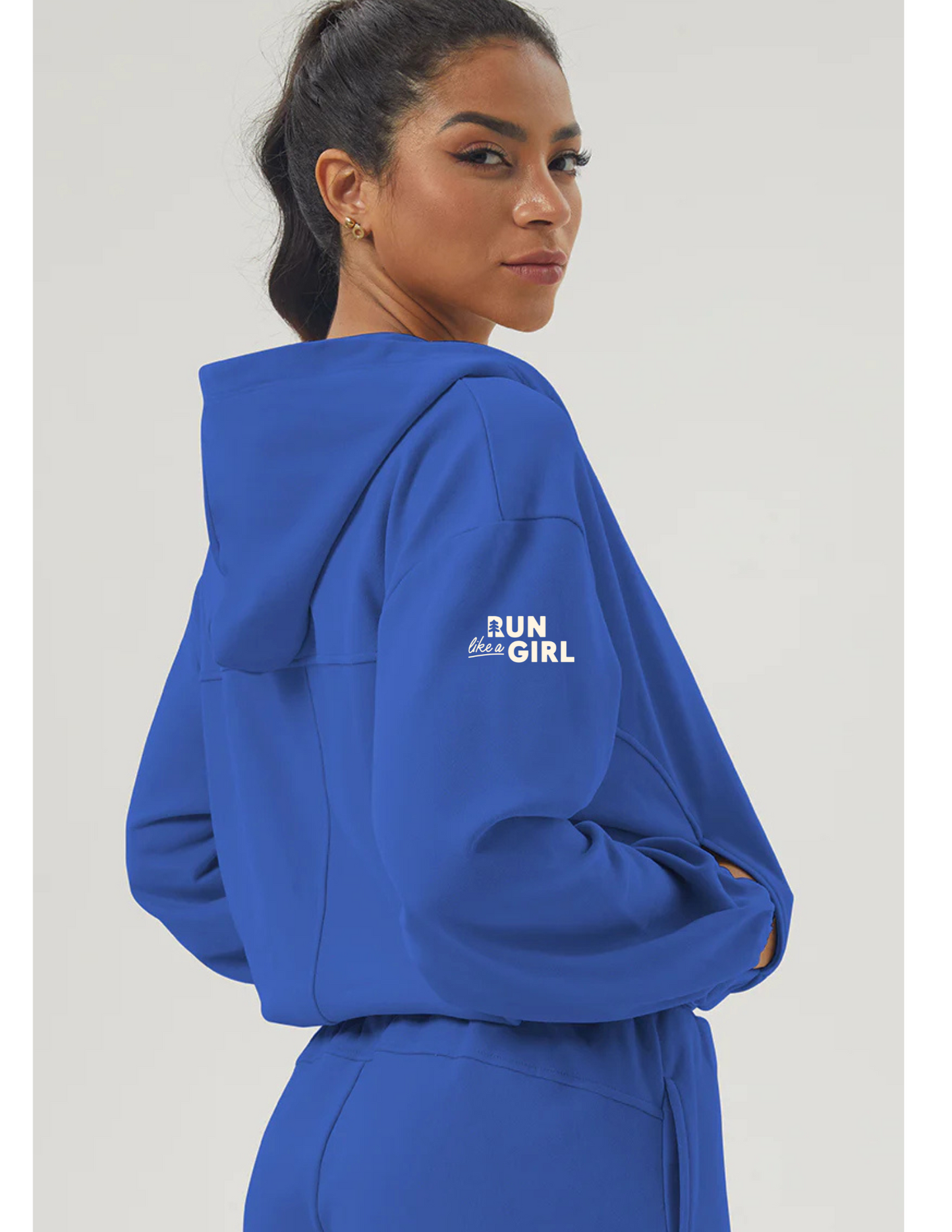 Crush Crop Sweater - Full Zip Hoody