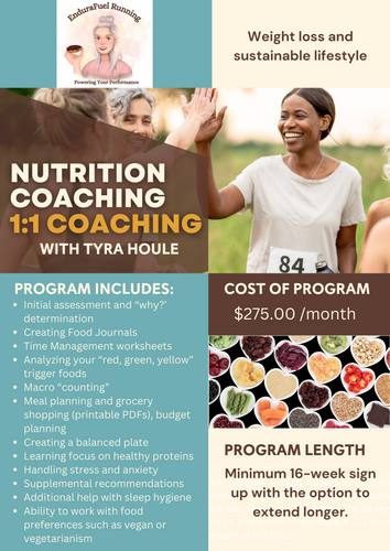 Nutrition Coaching for Weight loss and sustainable Lifestyle with Tyra Houle
