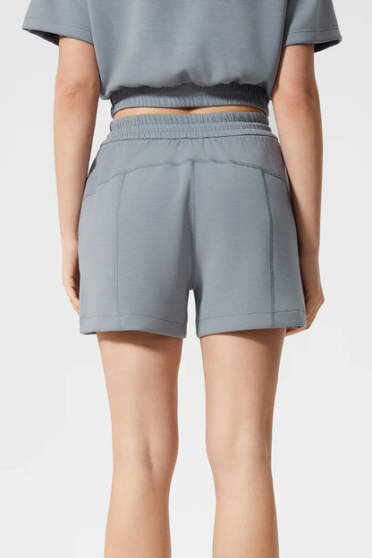 On The Move Casual Short - Trees Logo