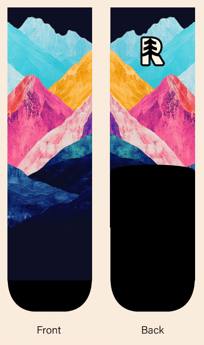 Supa Fly Mountain Crew Socks - Outway