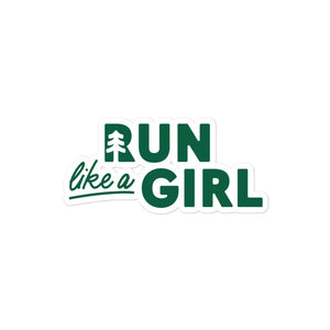 Run Like A Girl Sticker
