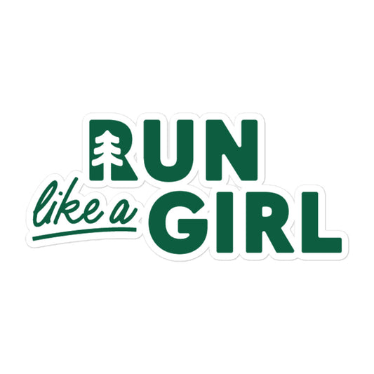 Run Like A Girl Sticker