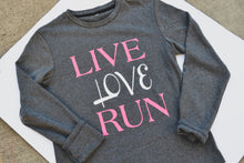 Load image into Gallery viewer, Live Love Run Warm Long Sleeve